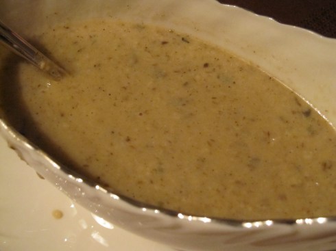 Basic Mushroom Gravy with Herbs - IMG_1089