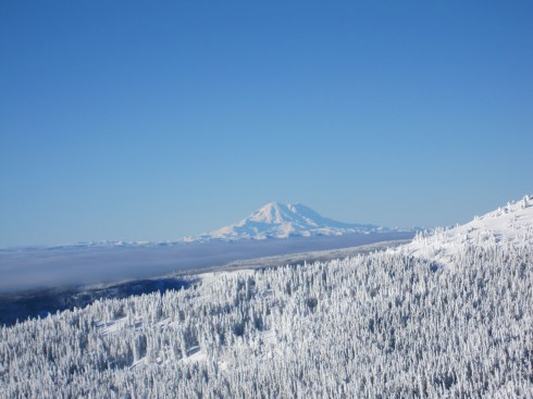 December 30th - Mt Rainier, from Mission Ridge, WA