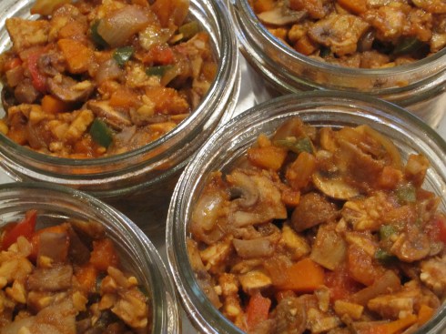 Tempeh Mushroom Taco Filling