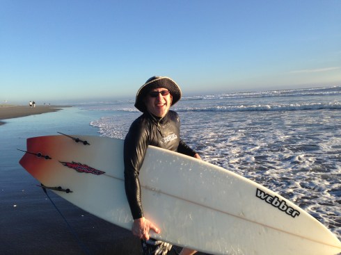 Eric with Surfboard