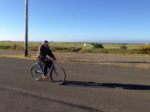 Darrel on the Raleigh Colt