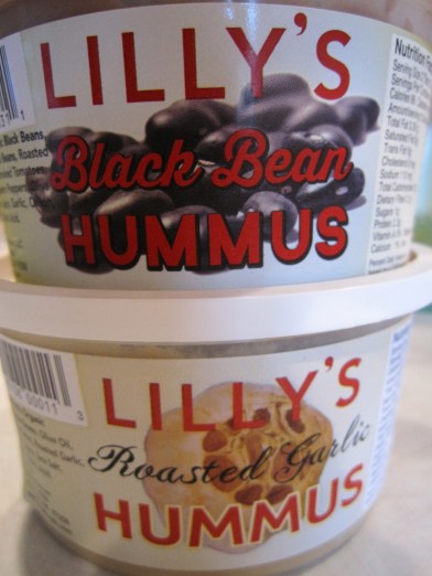 Black Bean Hummus & Roasted Garlic Hummus