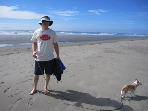 Eric at Ocean Shores, WA - August 17, 2013