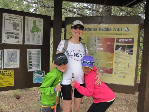 Hiking along the Deschutes River - Saturday, June 21, 2014