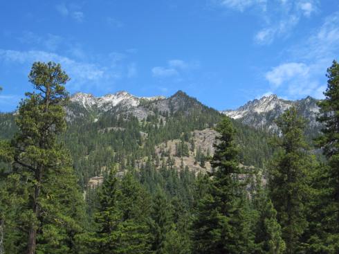 Mountain Views From Icicle Gorge