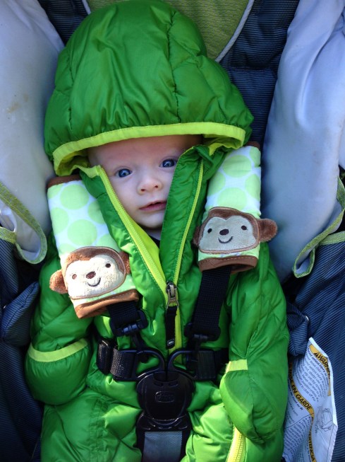 Todd all bundled up - November 8, 2014