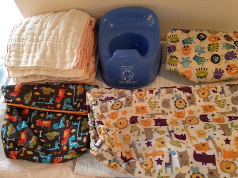 Cloth-eez Prefolds, Blueberry Diaper Bags & Baby Bjorn Potty