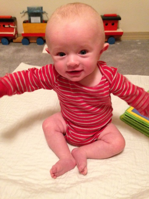 Todd at 4.5 months old - January 5, 2015