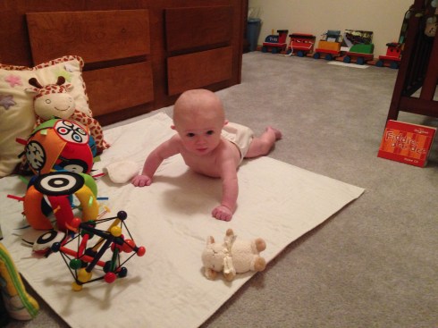 Playing in Todd's bedroom - January 13, 2015