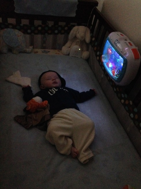 1st Crib Nap - January 23, 2015