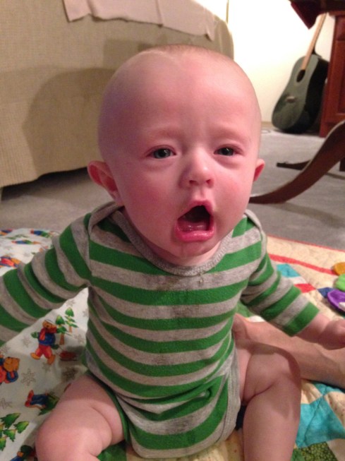 Right before the guacamole came up! - January 25, 2015