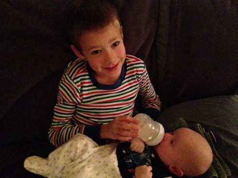 Bottle bonding with Eli - October 16, 2014