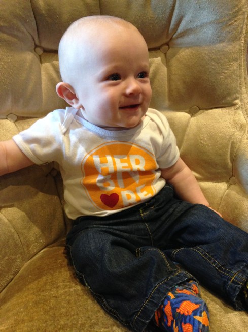 Charming the ladies at The Shire Cafe - March 28, 2015