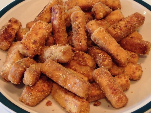 Breaded Marinated Tofu Sticks