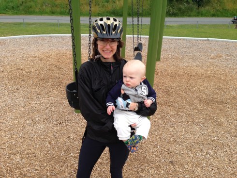 Stopping at a park in Arlington - May 25, 2015