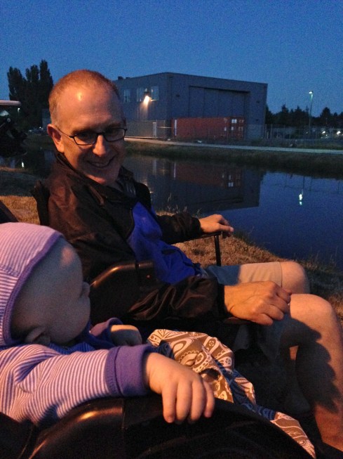 Todd & Eric getting ready to watch the fireworks 