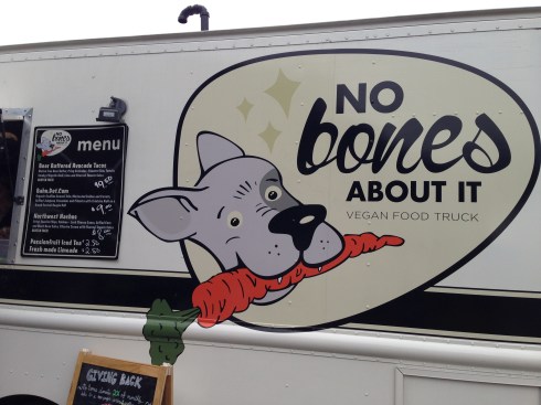 "No Bones About It" vegan food truck