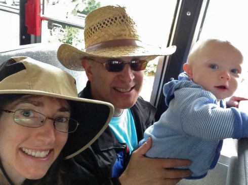 Todd's first bus ride - July 25, 2015