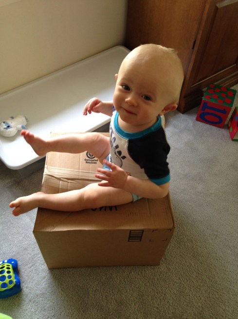 Todd climbed on a box - August 4, 2015