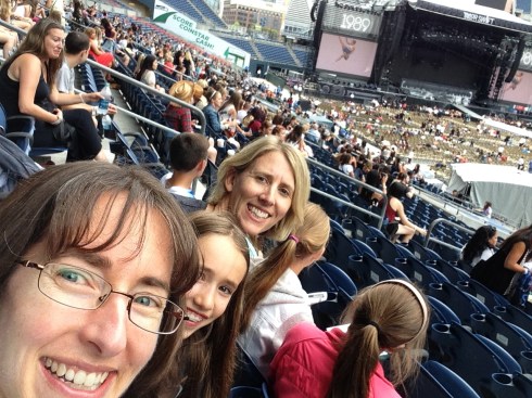 Where we sat - Section 131, Row Z