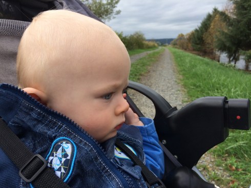 1st full day with dada - September 19, 2015