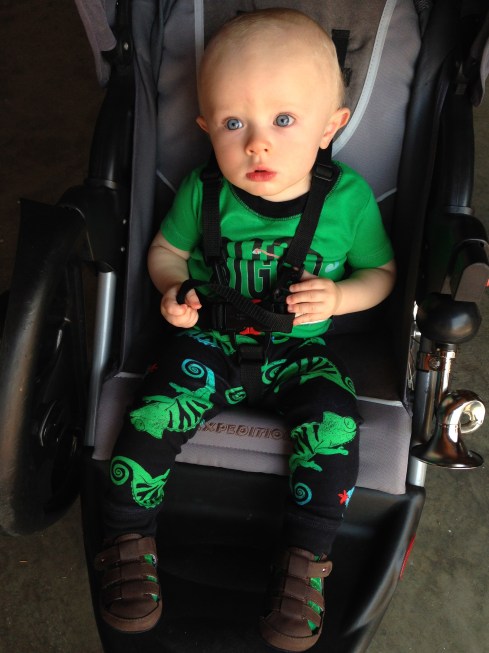 New clothes from Todd's Great Aunt - August 22, 2015