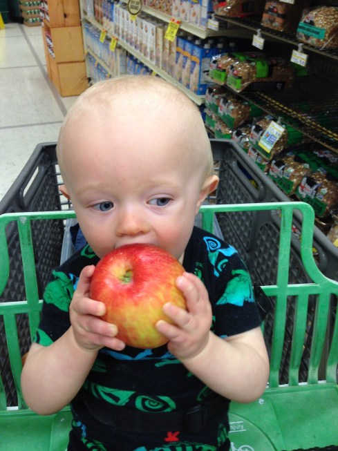 Mmm, Honeycrisp apple - September 24, 2015