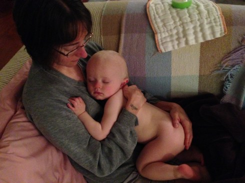 A rare evening catnap - October 29, 2015