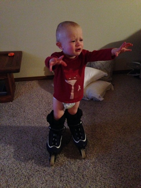 He wants to zoom on skates! - March 5, 2016