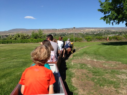 Miniature train ride - April 30, 2016