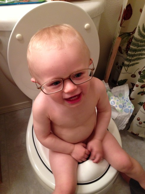 Wearing Eric's glasses - May 14, 2016