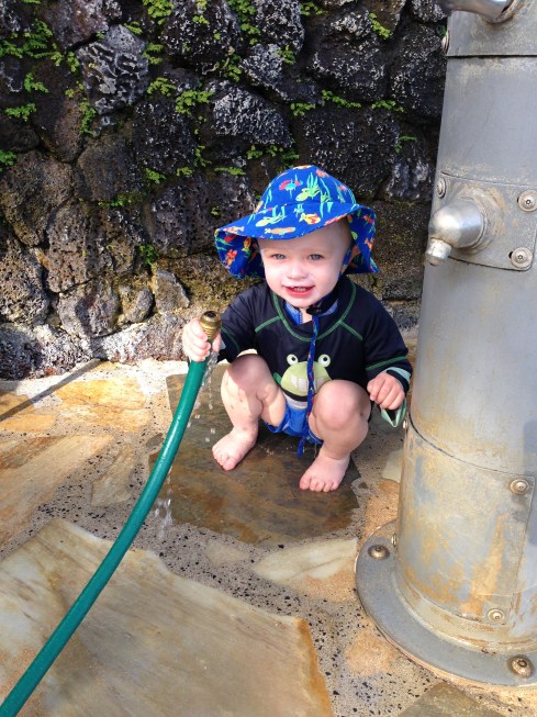 Fun with a hose - June 1, 2016