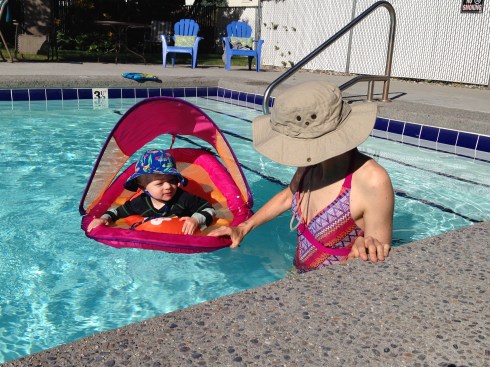 Condo pool - June 12, 2016