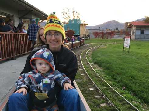 Halloween mini-train ride - October 31, 2016